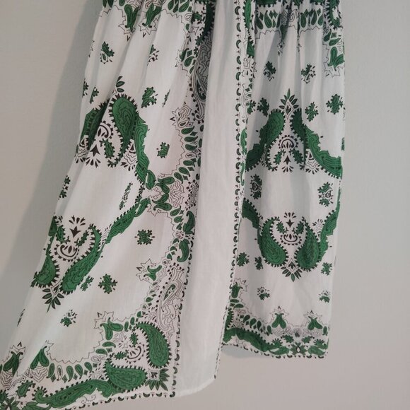 Blue Plate Cotton Dress size M - Picture 4 of 5